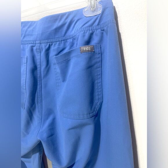 Figs Technical Collection Womens Size XS Blue Scrub Pants Back Pockets - Picture 4 of 6